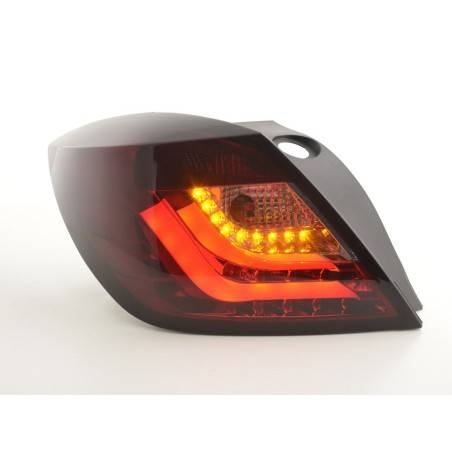 LED taillights Opel Astra H 3-door year 04-08 red / black