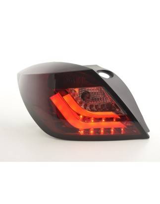 LED taillights Opel Astra H 3-door year 04-08 red / black