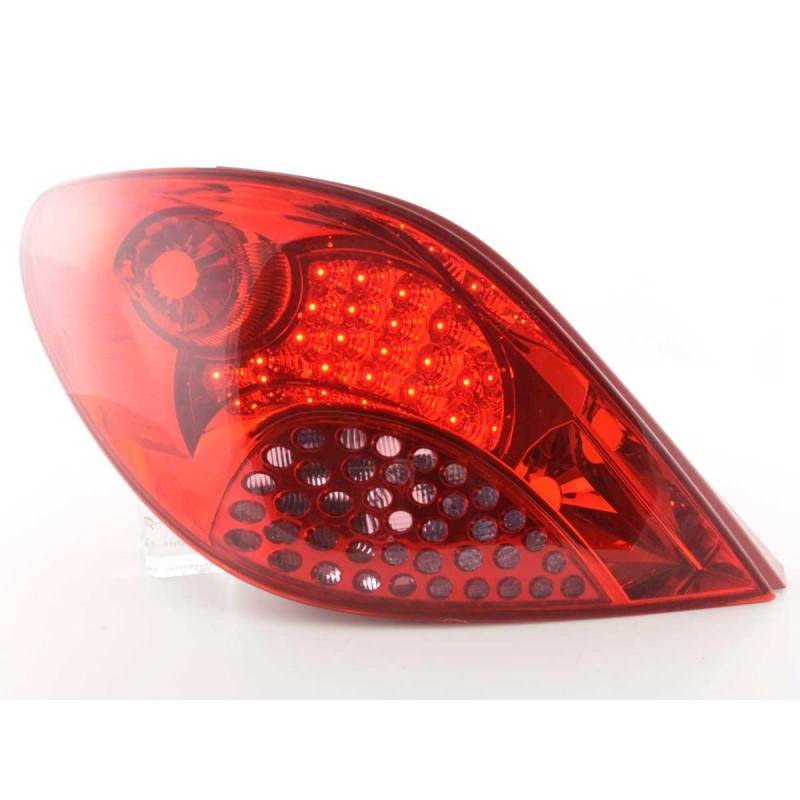 Kit feux arrières LED Peugeot 207 06-09 rouge