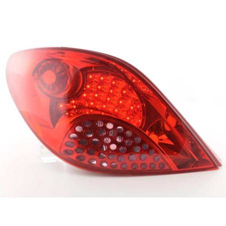 Kit feux arrières LED Peugeot 207 06-09 rouge