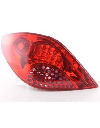 Kit feux arrières LED Peugeot 207 06-09 rouge