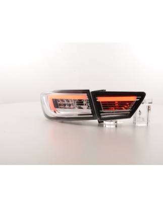 LED taillights set Renault Clio 4 (X98) 2012 - 2016 chrome