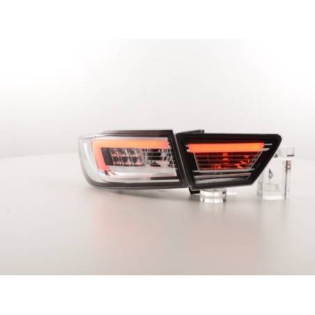 LED taillights set Renault Clio 4 (X98) 2012 - 2016 chrome