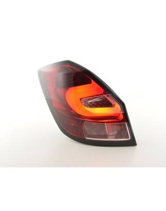 LED taillights set Skoda Fabia 5-door from 2007 clear / red