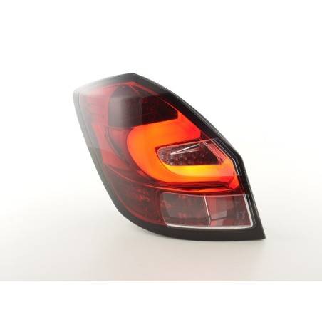 LED taillights set Skoda Fabia 5-door from 2007 clear / red