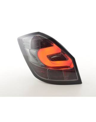 LED taillights set Skoda Fabia 5-door from 2007 black