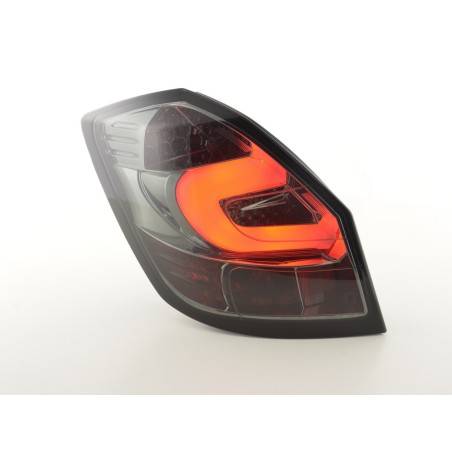 LED taillights set Skoda Fabia 5-door from 2007 black