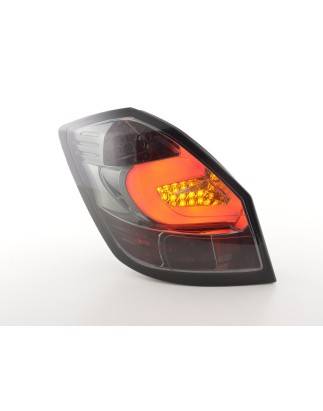 LED taillights set Skoda Fabia 5-door from 2007 black