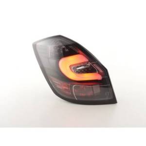 LED taillights set Skoda Fabia 5-door from 2007 black