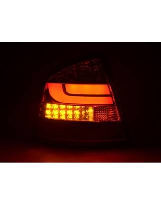 LED taillights set Skoda Octavia 1Z Limo 05-12 red / clear