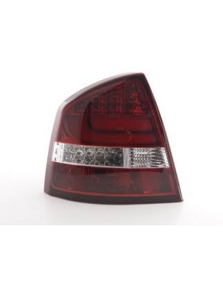 LED taillights set Skoda Octavia 1Z Limo 05-12 red / clear