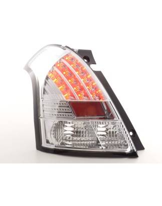 LED taillights set Suzuki Swift 04-10 chrome