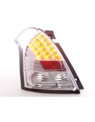 LED taillights set Suzuki Swift 04-10 chrome