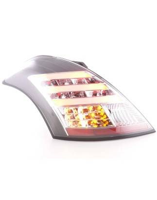 LED taillights set Suzuki Swift 2011- black