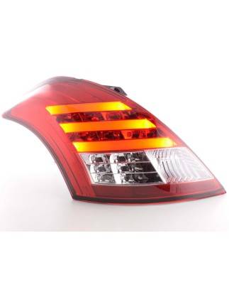 LED taillights set Suzuki Swift 2011- red / clear