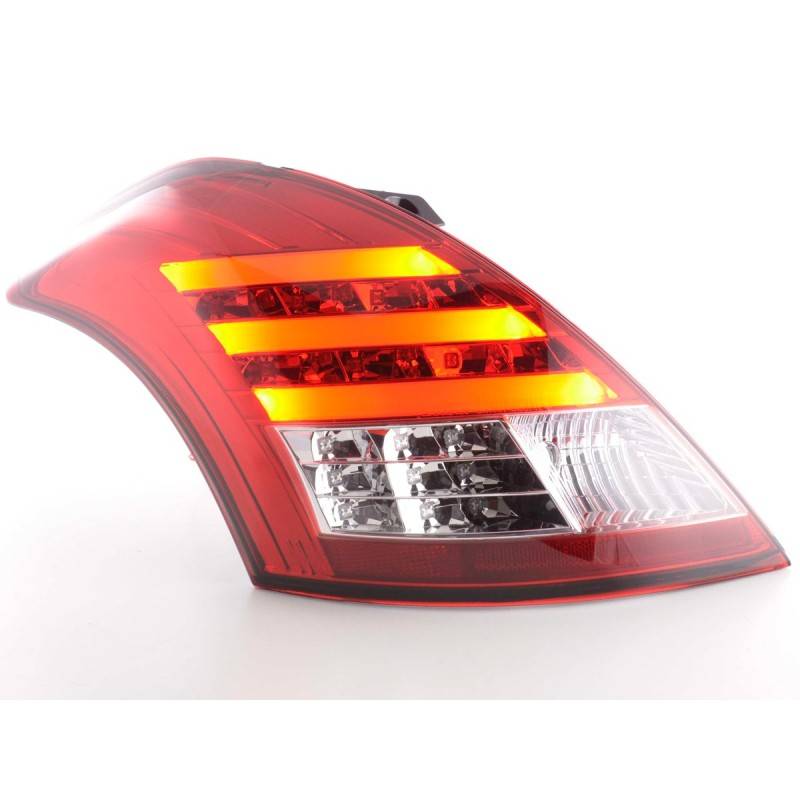 LED taillights set Suzuki Swift 2011- red / clear