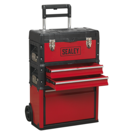 Mobile Steel/Composite Toolbox - 3 Compartment