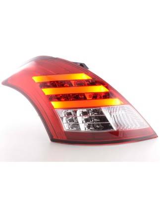 LED taillights set Suzuki Swift 2011- red / clear