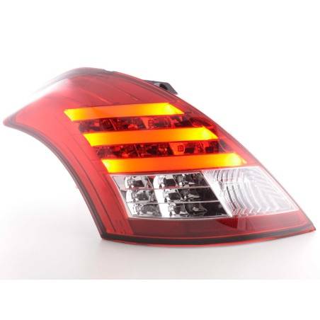 LED taillights set Suzuki Swift 2011- red / clear