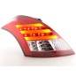 LED taillights set Suzuki Swift 2011- red / clear