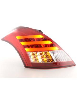 LED taillights set Suzuki Swift 2011- red / clear