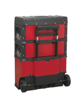 Mobile Steel/Composite Toolbox - 3 Compartment