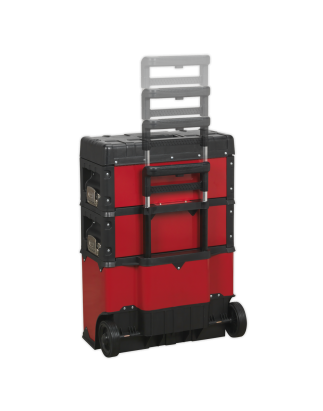 Mobile Steel/Composite Toolbox - 3 Compartment