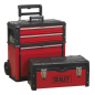 Mobile Steel/Composite Toolbox - 3 Compartment