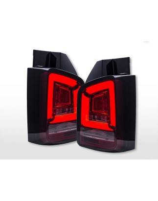 LED taillights VW T5 2003-2010 tailgate door version red/smoke