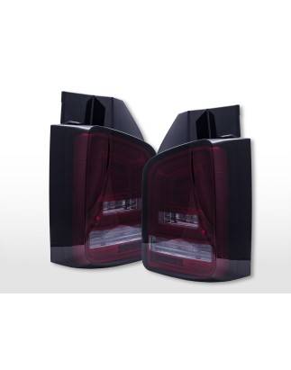 LED taillights VW T5 2003-2010 tailgate door version red/smoke