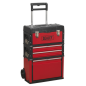 Mobile Steel/Composite Toolbox - 3 Compartment