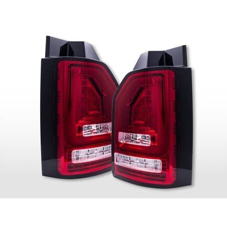 LED taillights VW T6 from 2016 tailgate door version red/clear