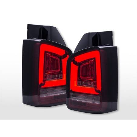 LED taillights VW T6 from 2016 tailgate door version red/smoke