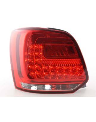 LED taillights set VW Polo 6R from 2009 clear / red