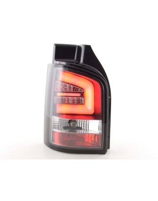 LED taillights set VW T5 03-10 tailgate door version black