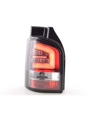 LED taillights set VW T5 03-10 tailgate door version black