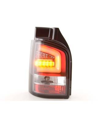 LED taillights set VW T5 03-10 tailgate door version black