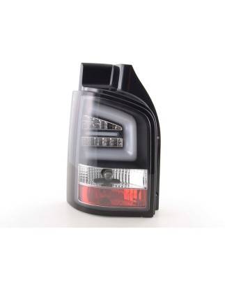 LED taillights set VW T5 03-10 tailgate door version black