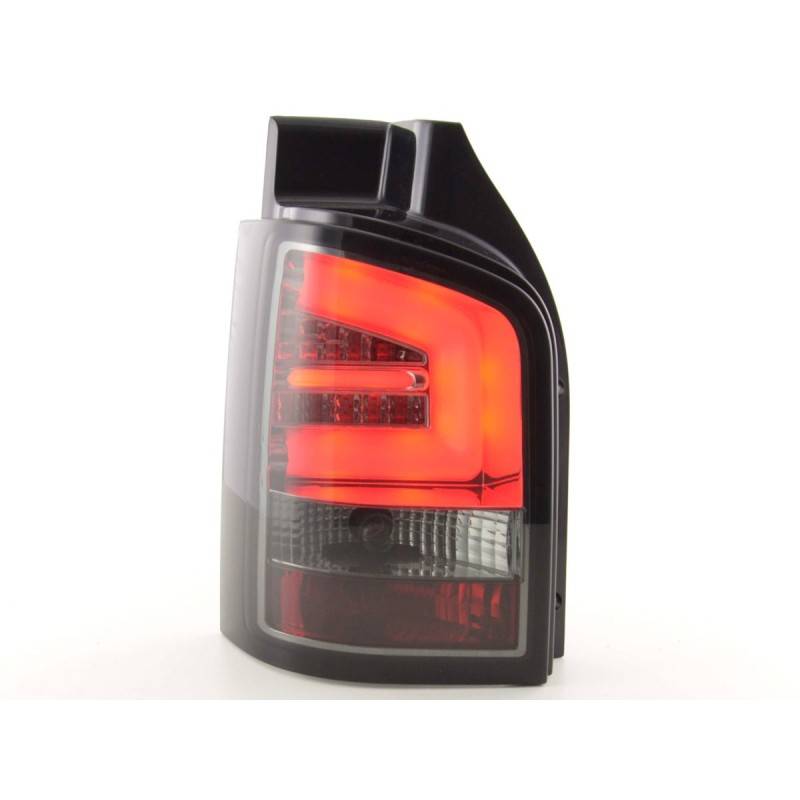 LED taillights set VW T5 03-10 tailgate door version black