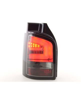 LED taillights set VW T5 03-10 tailgate door version black