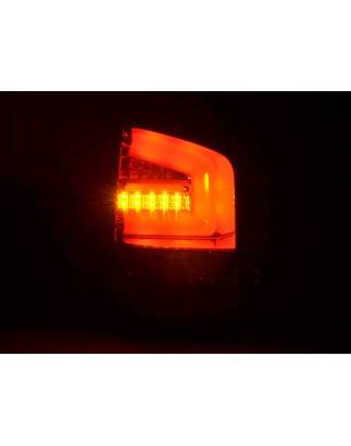 LED taillights set VW T5 03-10 tailgate door version black