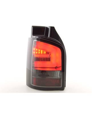 LED taillights set VW T5 2010- tailgate door version black