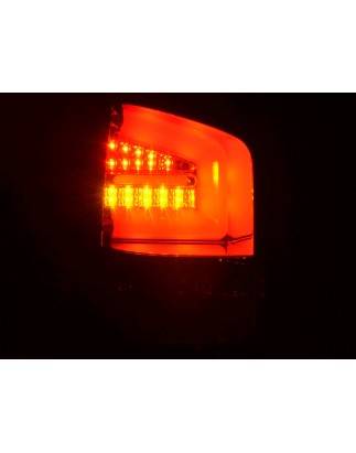 LED taillights set VW T5 2010- tailgate door version black