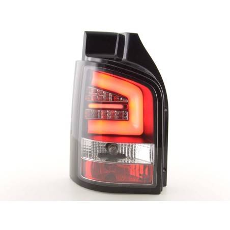 LED taillights set VW T5 2010- tailgate door version black