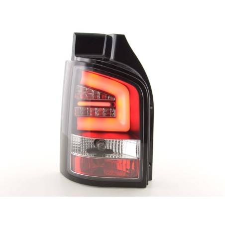 LED taillights set VW T5 2010- tailgate door version black