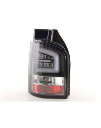 LED taillights set VW T5 2010- tailgate door version black