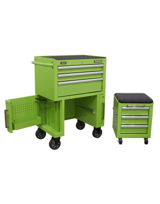 Rollcab 3 Drawer & Utility Seat