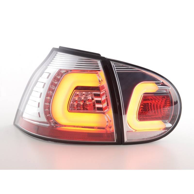 Kit feux arrières LED VW Golf 5 03-08 chrome