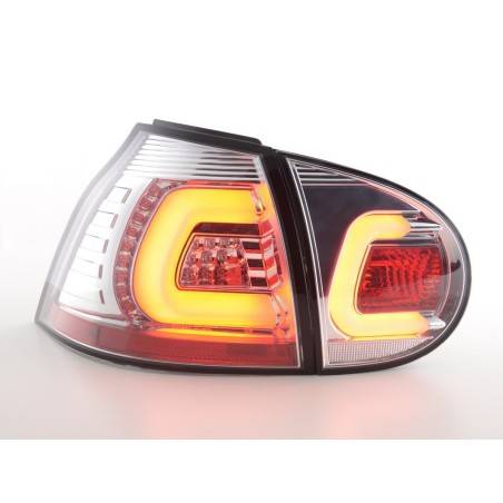 LED taillights set VW Golf 5 03-08 chrome