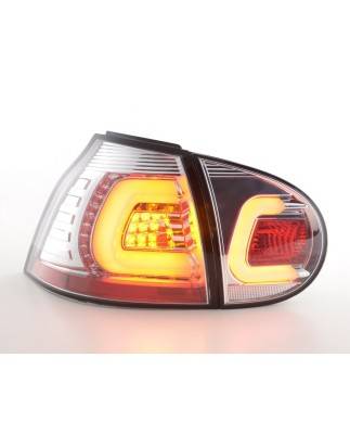 LED taillights set VW Golf 5 03-08 chrome